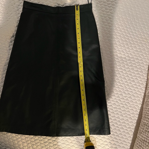 Vanessa Bruno Rochelle Leather Skirt - Vert, NWT - Picture 7 of 8
